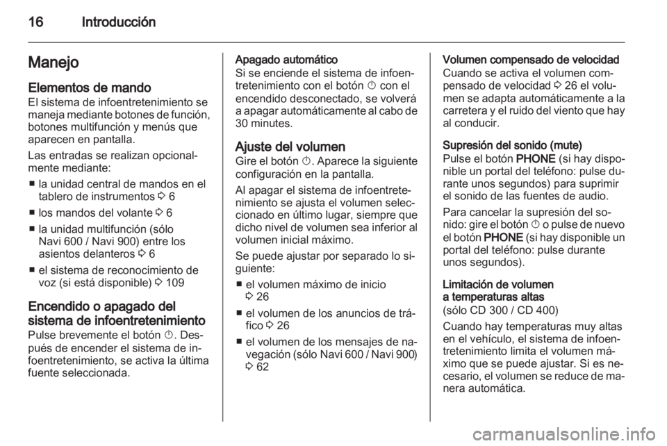 OPEL INSIGNIA 2012  Manual de infoentretenimiento (in Spanish) 