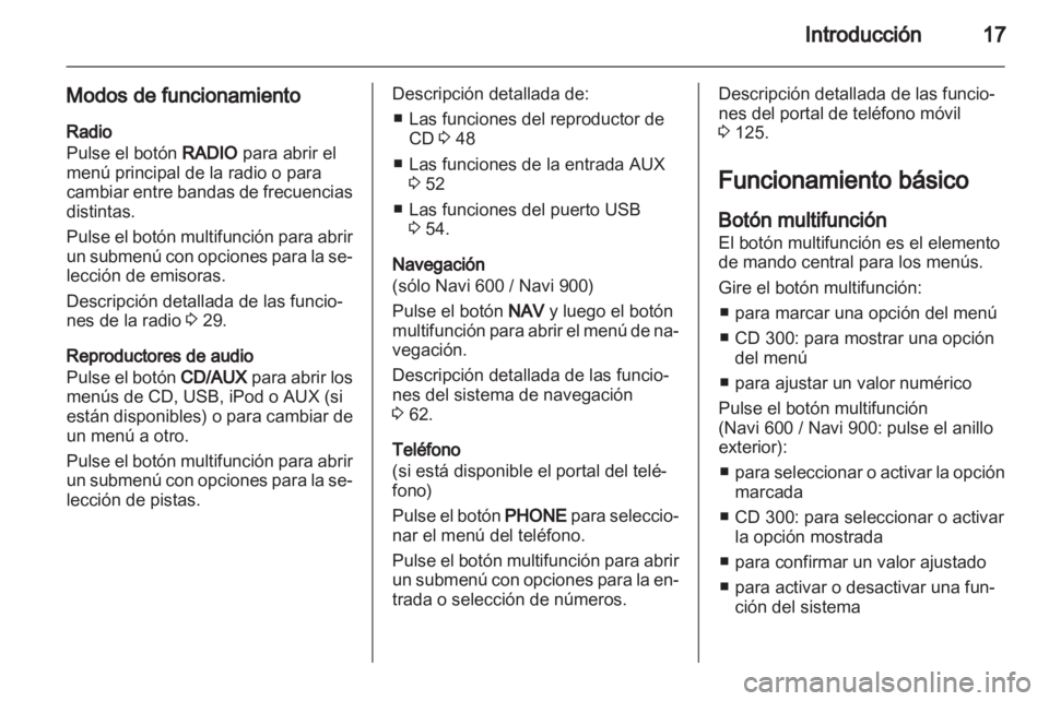 OPEL INSIGNIA 2012  Manual de infoentretenimiento (in Spanish) 