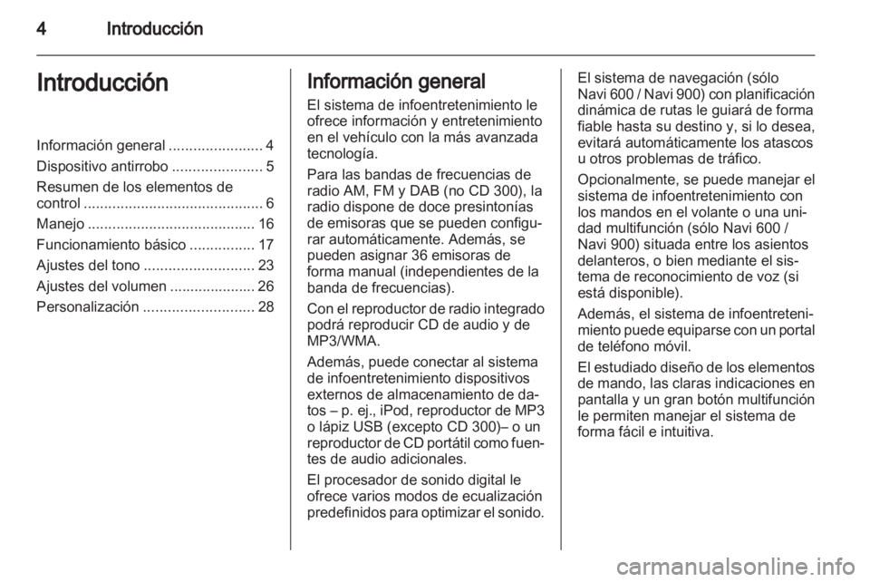 OPEL INSIGNIA 2012  Manual de infoentretenimiento (in Spanish) 