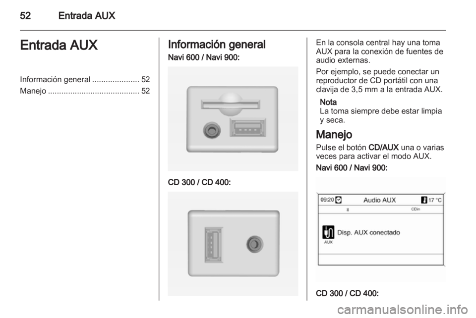 OPEL INSIGNIA 2012  Manual de infoentretenimiento (in Spanish) 