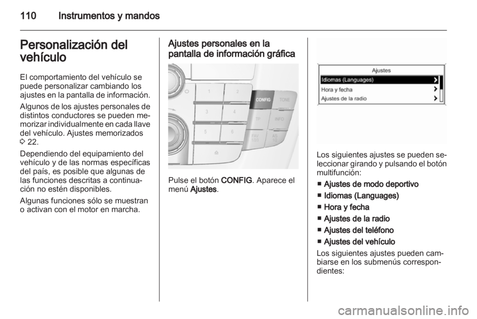 OPEL INSIGNIA 2012 Manual de Instrucciones (in Spanish) OPEL INSIGNIA 2012 Manual de Instrucciones (in Spanish)