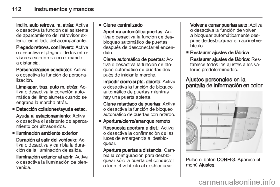 OPEL INSIGNIA 2012 Manual de Instrucciones (in Spanish) OPEL INSIGNIA 2012 Manual de Instrucciones (in Spanish)