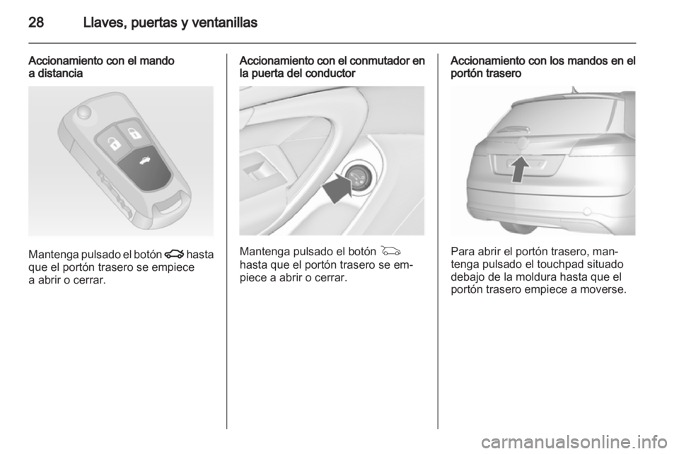 OPEL INSIGNIA 2012  Manual de Instrucciones (in Spanish) 