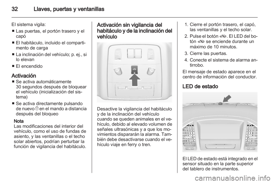 OPEL INSIGNIA 2012  Manual de Instrucciones (in Spanish) 