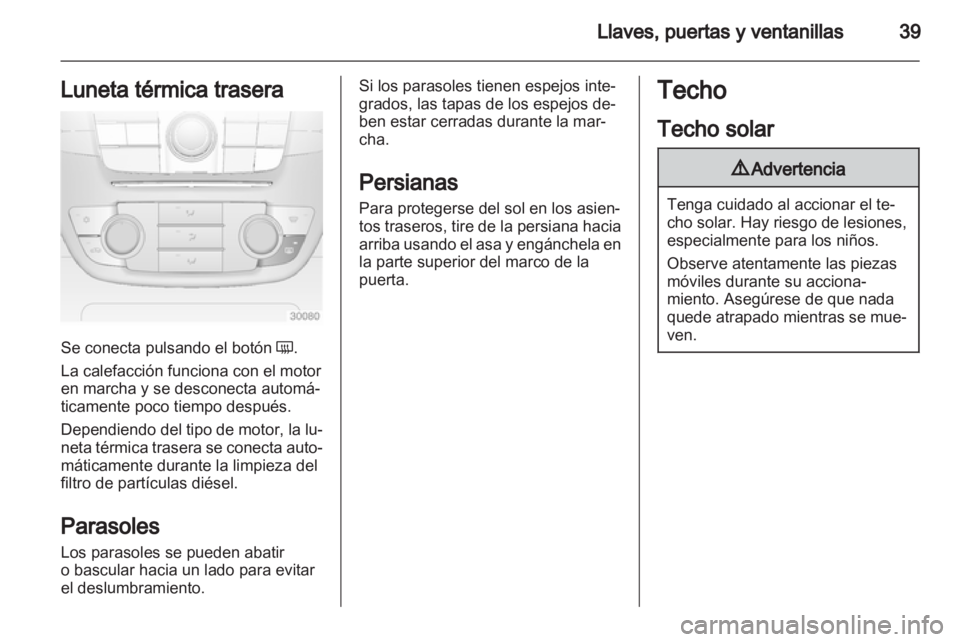 OPEL INSIGNIA 2012  Manual de Instrucciones (in Spanish) 