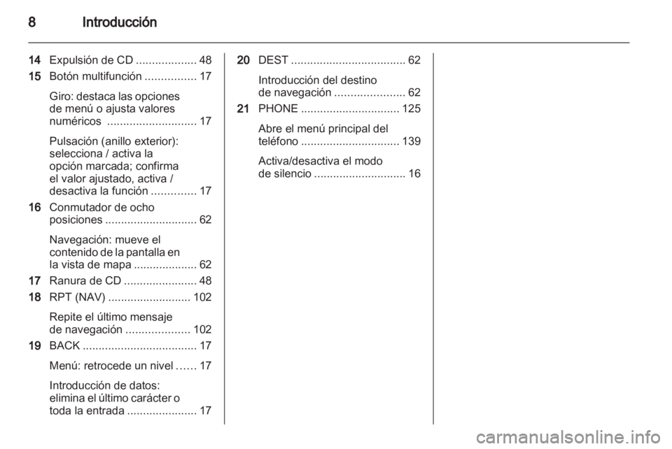 OPEL INSIGNIA 2012.5  Manual de infoentretenimiento (in Spanish) 