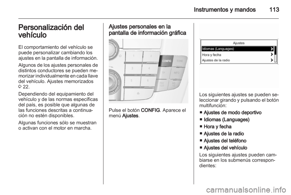 OPEL INSIGNIA 2012.5 Manual de Instrucciones (in Spanish) OPEL INSIGNIA 2012.5 Manual de Instrucciones (in Spanish)