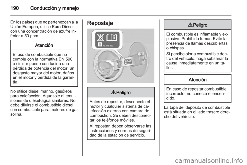 OPEL INSIGNIA 2012.5 Manual de Instrucciones (in Spanish) OPEL INSIGNIA 2012.5 Manual de Instrucciones (in Spanish)