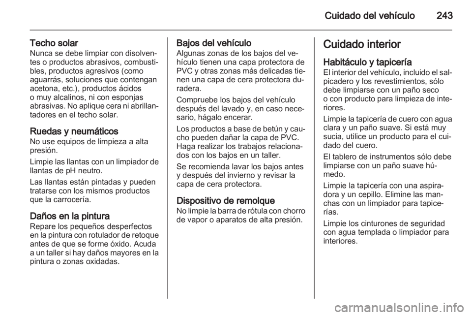OPEL INSIGNIA 2012.5 Manual de Instrucciones (in Spanish) OPEL INSIGNIA 2012.5 Manual de Instrucciones (in Spanish)