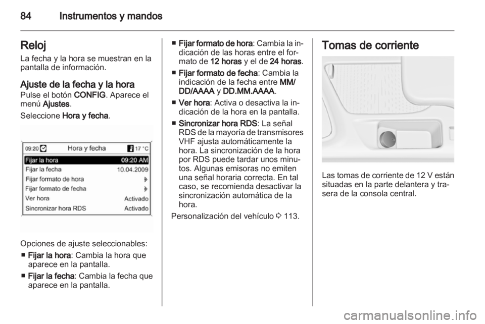 OPEL INSIGNIA 2012.5 Manual de Instrucciones (in Spanish) OPEL INSIGNIA 2012.5 Manual de Instrucciones (in Spanish)