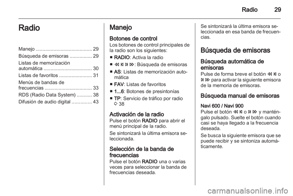 OPEL INSIGNIA 2013  Manual de infoentretenimiento (in Spanish) 