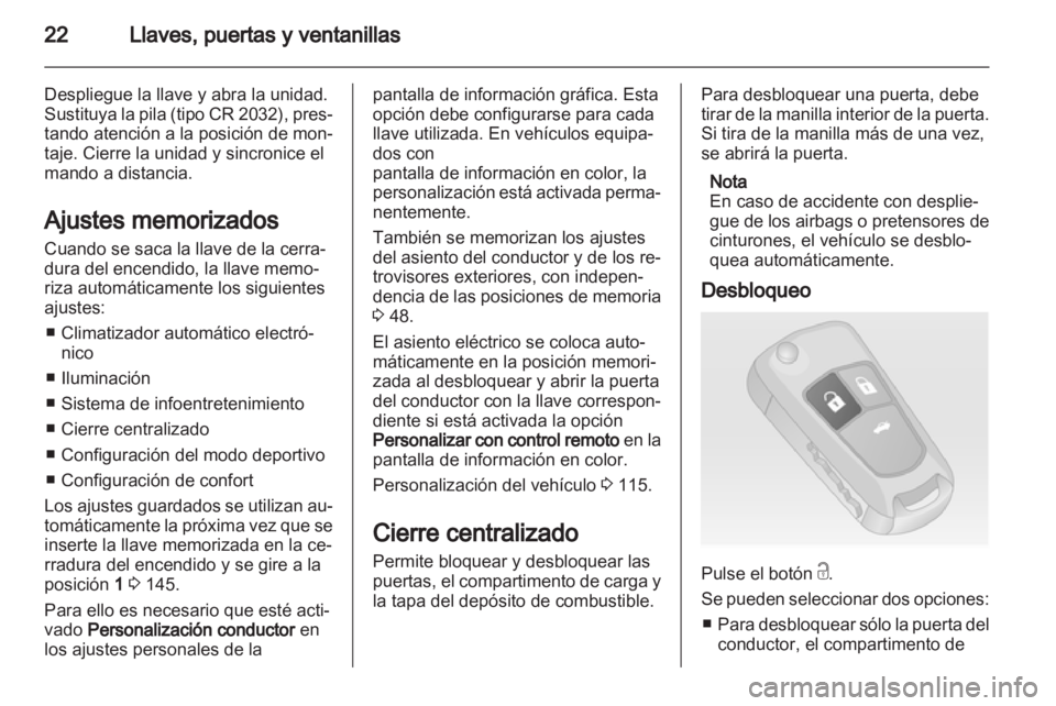 OPEL INSIGNIA 2013 Manual de Instrucciones (in Spanish) OPEL INSIGNIA 2013 Manual de Instrucciones (in Spanish)