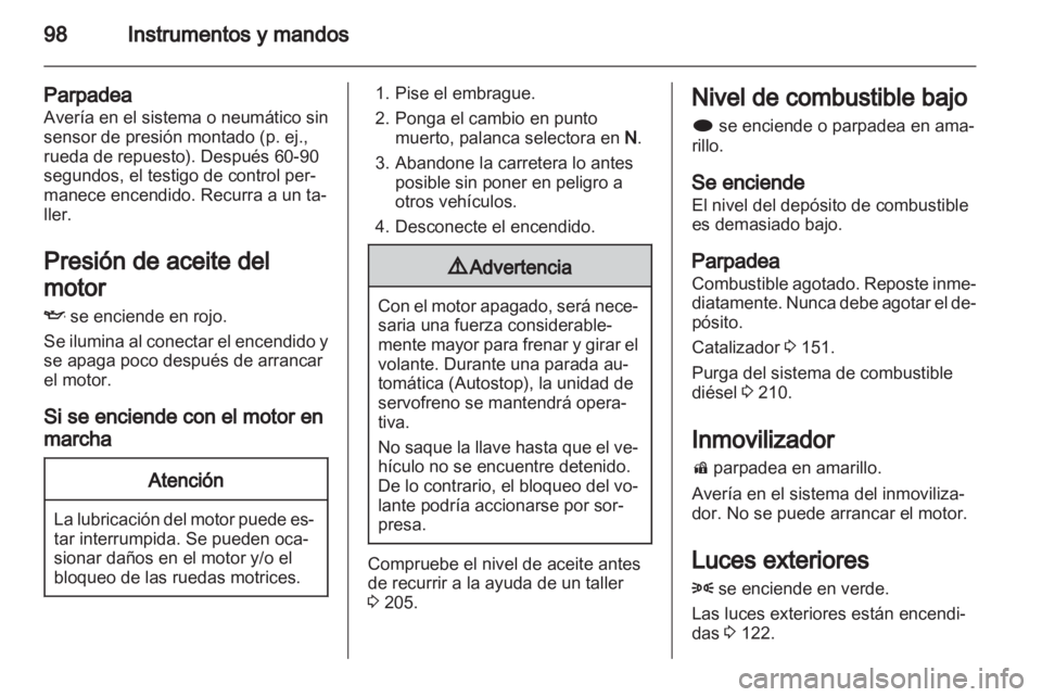 OPEL INSIGNIA 2013 Manual de Instrucciones (in Spanish) OPEL INSIGNIA 2013 Manual de Instrucciones (in Spanish)