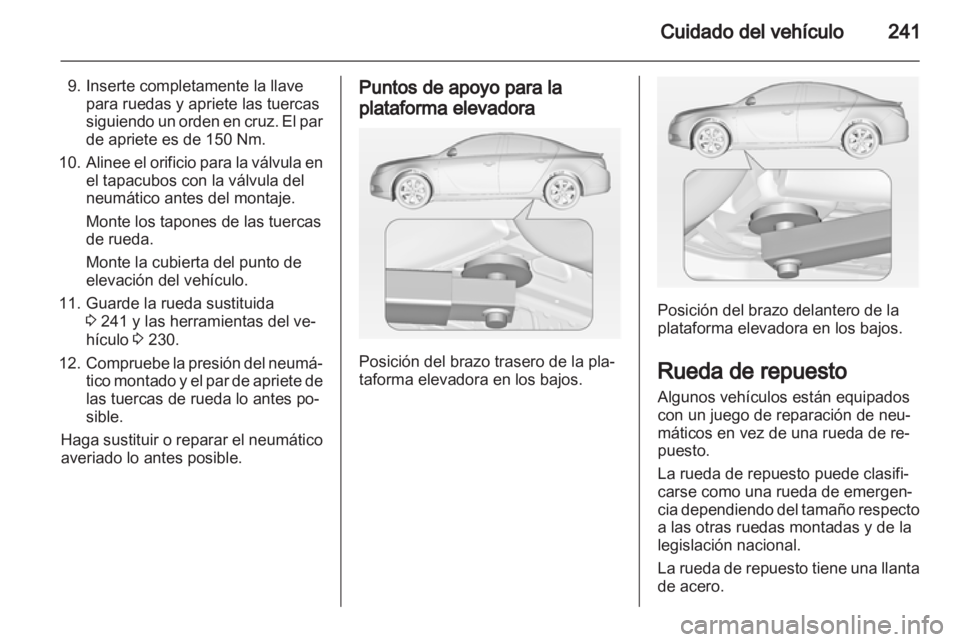 OPEL INSIGNIA 2013.5 Manual de Instrucciones (in Spanish) OPEL INSIGNIA 2013.5 Manual de Instrucciones (in Spanish)
