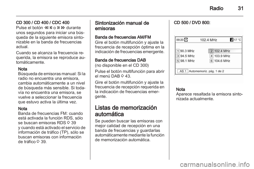 OPEL MERIVA 2011  Manual de infoentretenimiento (in Spanish) 