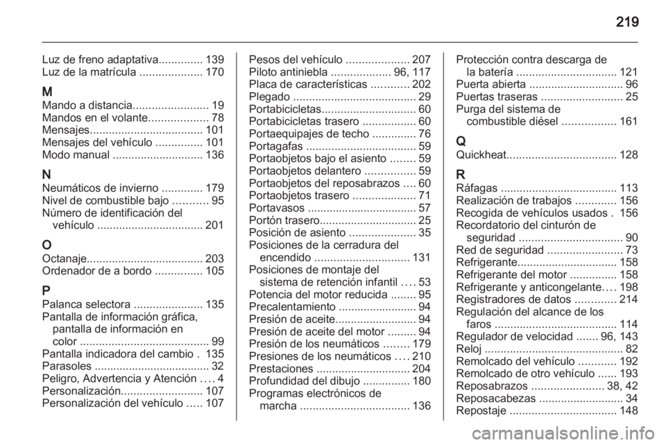 OPEL MERIVA 2011 Manual de Instrucciones (in Spanish) OPEL MERIVA 2011 Manual de Instrucciones (in Spanish)