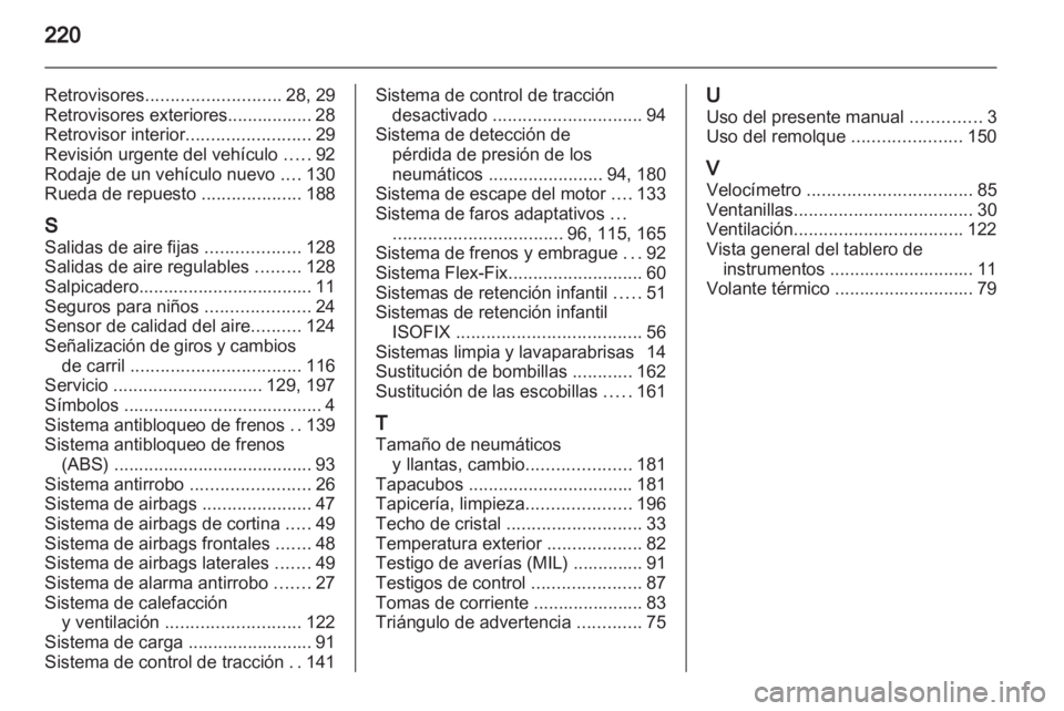 OPEL MERIVA 2011 Manual de Instrucciones (in Spanish) OPEL MERIVA 2011 Manual de Instrucciones (in Spanish)