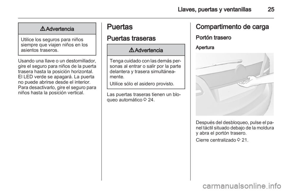 OPEL MERIVA 2011  Manual de Instrucciones (in Spanish) 