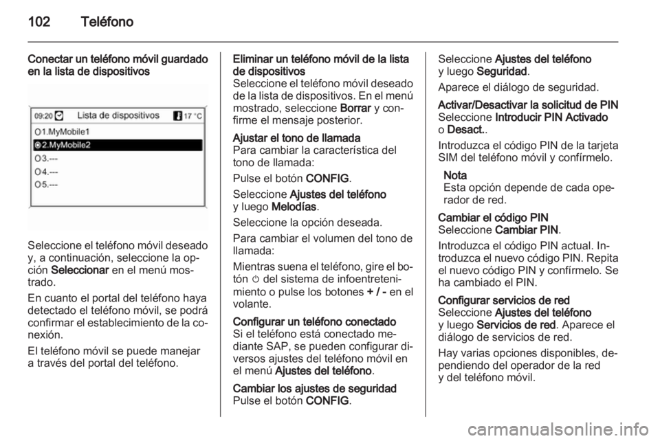 OPEL MERIVA 2011.25  Manual de infoentretenimiento (in Spanish) 