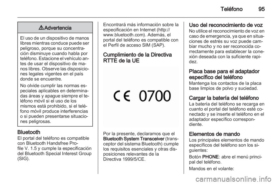 OPEL MERIVA 2011.25 Manual de infoentretenimiento (in Spanish) OPEL MERIVA 2011.25 Manual de infoentretenimiento (in Spanish)