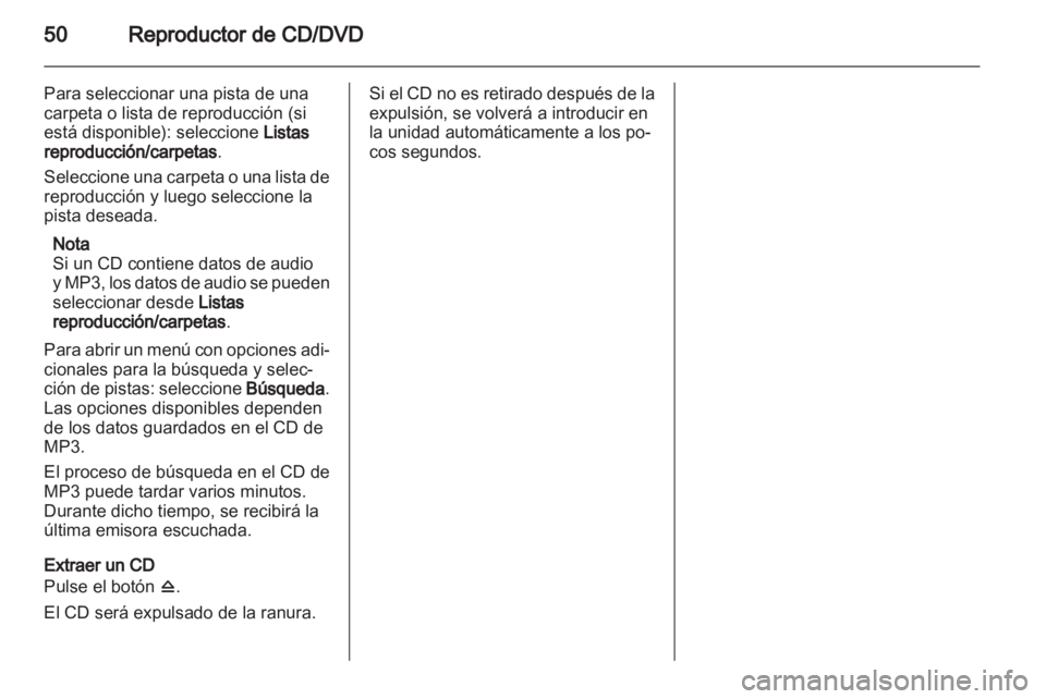 OPEL MERIVA 2011.5 Manual de infoentretenimiento (in Spanish) OPEL MERIVA 2011.5 Manual de infoentretenimiento (in Spanish)