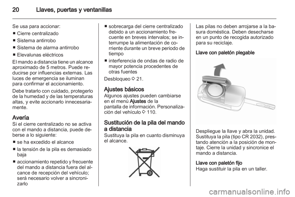 OPEL MERIVA 2011.5 Manual de Instrucciones (in Spanish) OPEL MERIVA 2011.5 Manual de Instrucciones (in Spanish)