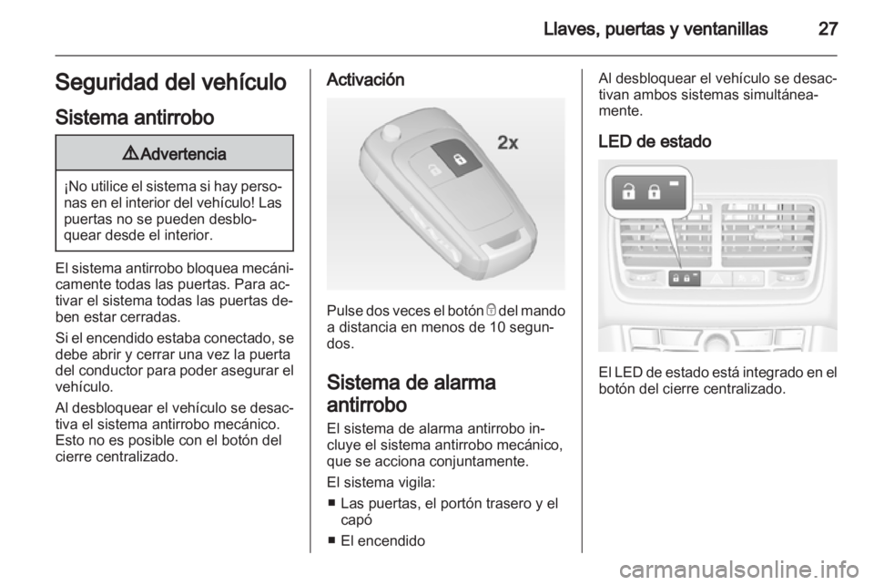 OPEL MERIVA 2011.5 Manual de Instrucciones (in Spanish) OPEL MERIVA 2011.5 Manual de Instrucciones (in Spanish)
