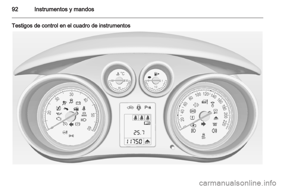 OPEL MERIVA 2011.5 Manual de Instrucciones (in Spanish) OPEL MERIVA 2011.5 Manual de Instrucciones (in Spanish)