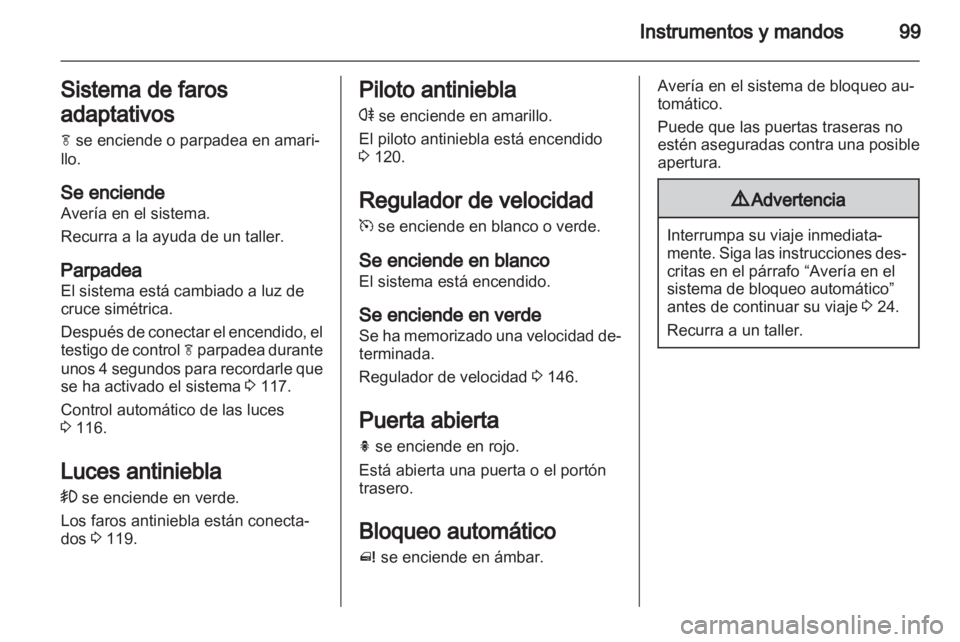 OPEL MERIVA 2011.5 Manual de Instrucciones (in Spanish) OPEL MERIVA 2011.5 Manual de Instrucciones (in Spanish)