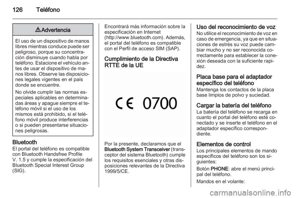 OPEL MERIVA 2012 Manual de infoentretenimiento (in Spanish) OPEL MERIVA 2012 Manual de infoentretenimiento (in Spanish)