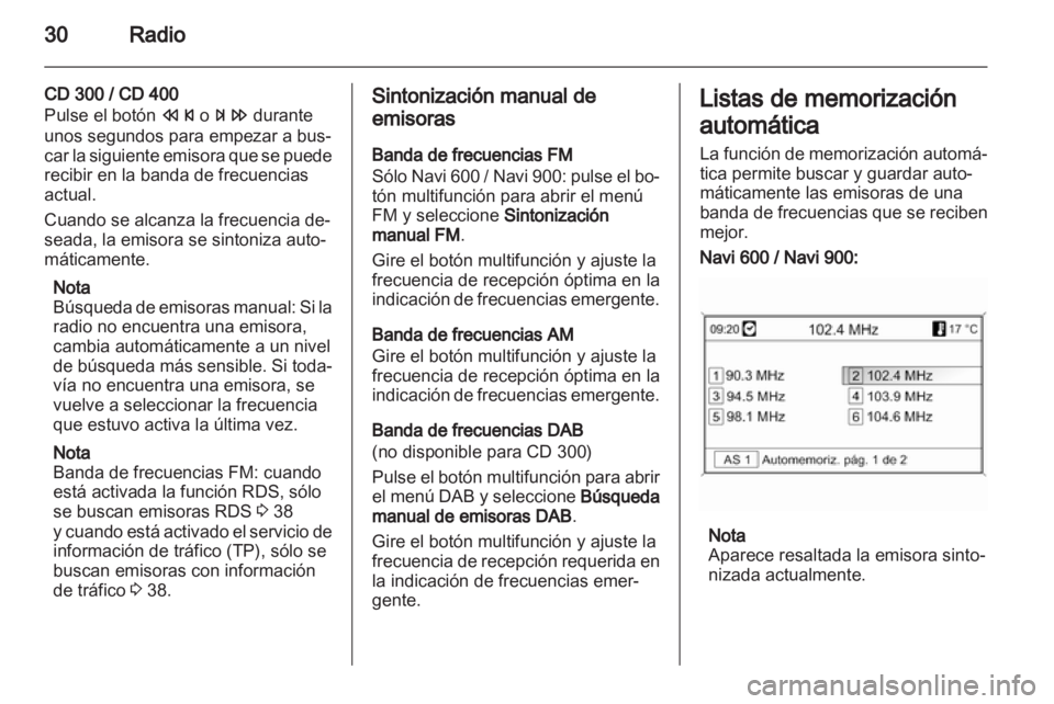 OPEL MERIVA 2012 Manual de infoentretenimiento (in Spanish) OPEL MERIVA 2012 Manual de infoentretenimiento (in Spanish)