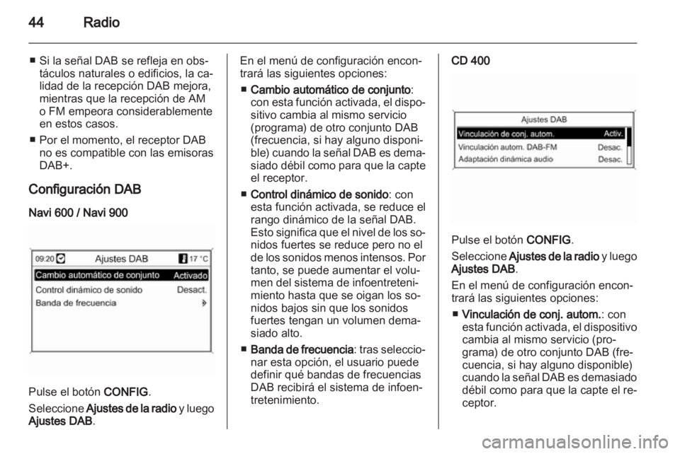 OPEL MERIVA 2012 Manual de infoentretenimiento (in Spanish) OPEL MERIVA 2012 Manual de infoentretenimiento (in Spanish)