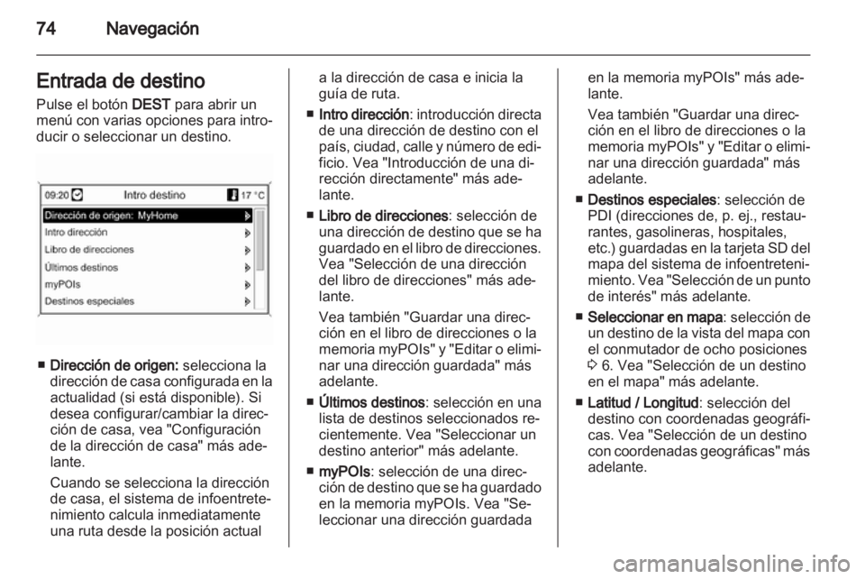 OPEL MERIVA 2012 Manual de infoentretenimiento (in Spanish) OPEL MERIVA 2012 Manual de infoentretenimiento (in Spanish)