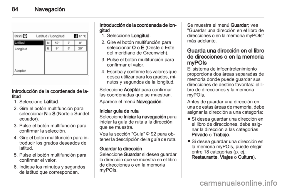 OPEL MERIVA 2012 Manual de infoentretenimiento (in Spanish) OPEL MERIVA 2012 Manual de infoentretenimiento (in Spanish)