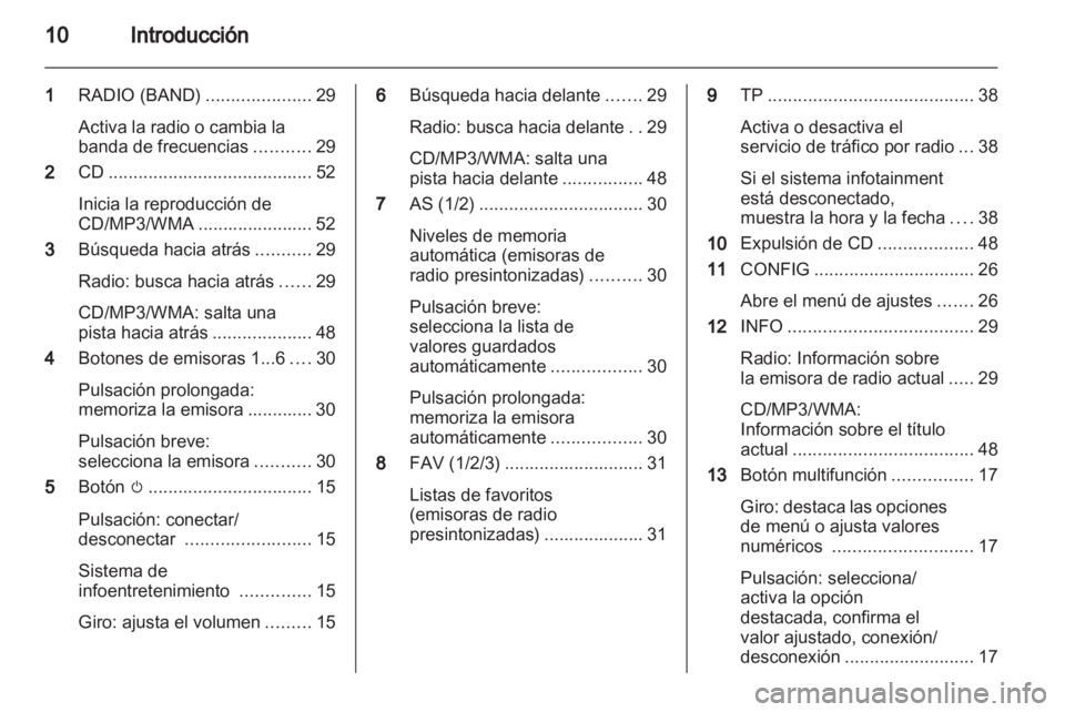 OPEL MERIVA 2012 Manual de infoentretenimiento (in Spanish) OPEL MERIVA 2012 Manual de infoentretenimiento (in Spanish)