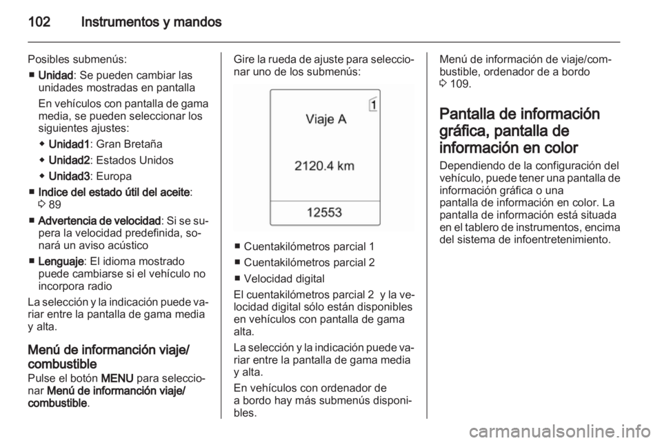 OPEL MERIVA 2012 Manual de Instrucciones (in Spanish) OPEL MERIVA 2012 Manual de Instrucciones (in Spanish)