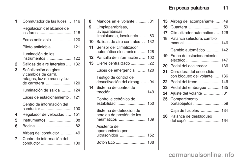 OPEL MERIVA 2012  Manual de Instrucciones (in Spanish) 