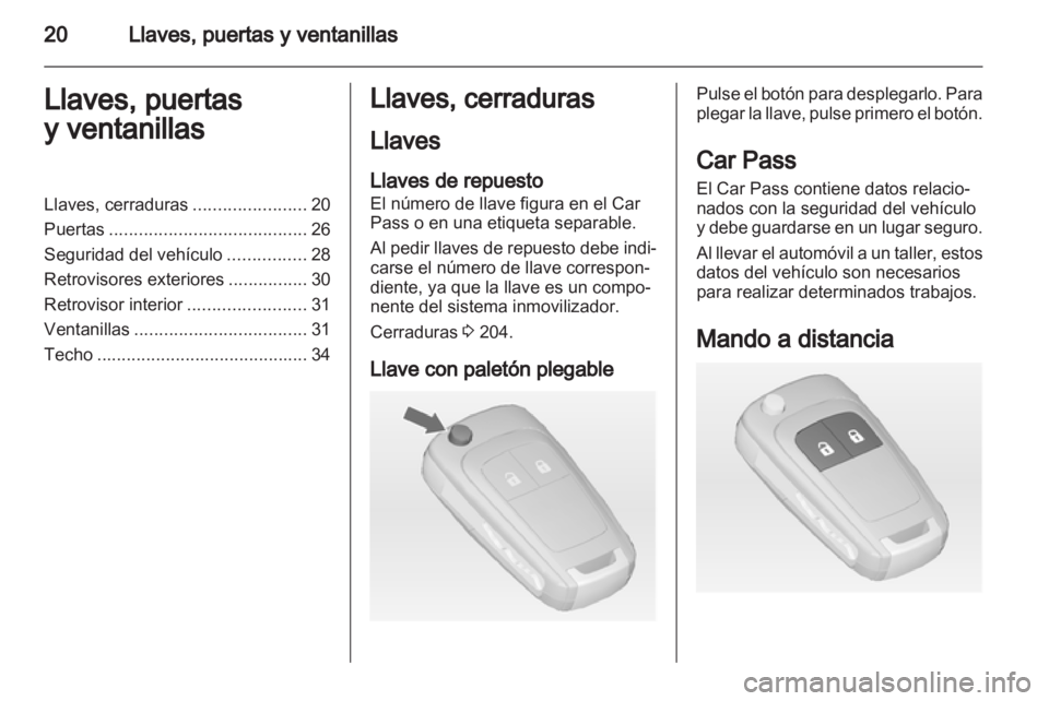 OPEL MERIVA 2012 Manual de Instrucciones (in Spanish) OPEL MERIVA 2012 Manual de Instrucciones (in Spanish)