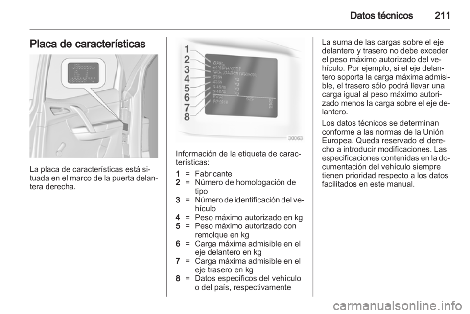 OPEL MERIVA 2012 Manual de Instrucciones (in Spanish) OPEL MERIVA 2012 Manual de Instrucciones (in Spanish)