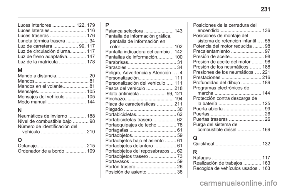 OPEL MERIVA 2012 Manual de Instrucciones (in Spanish) OPEL MERIVA 2012 Manual de Instrucciones (in Spanish)