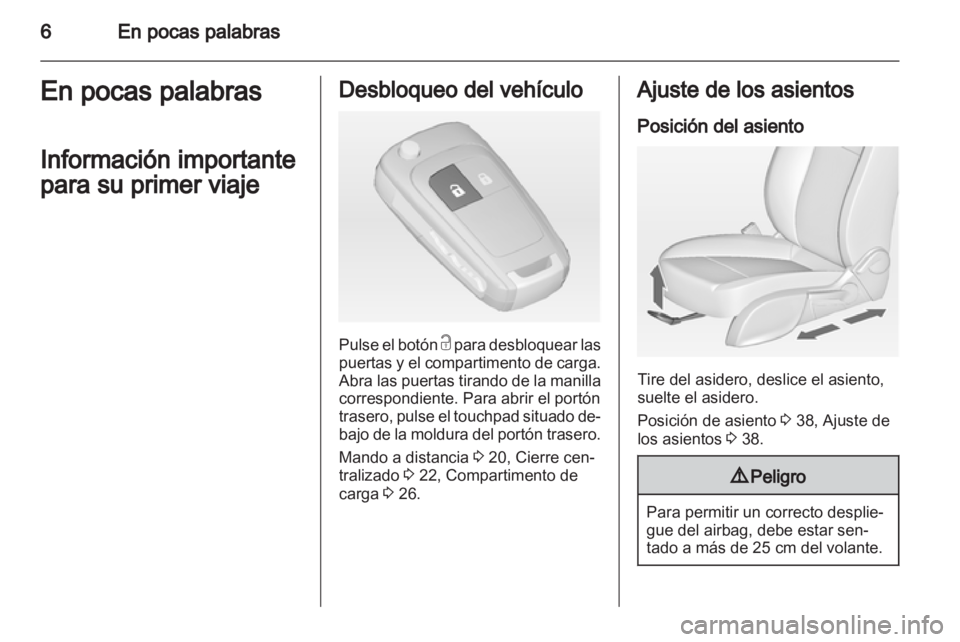OPEL MERIVA 2012 Manual de Instrucciones (in Spanish) OPEL MERIVA 2012 Manual de Instrucciones (in Spanish)