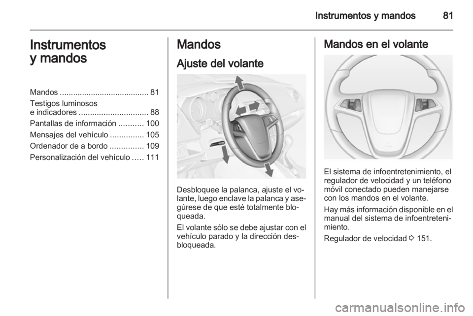 OPEL MERIVA 2012 Manual de Instrucciones (in Spanish) OPEL MERIVA 2012 Manual de Instrucciones (in Spanish)