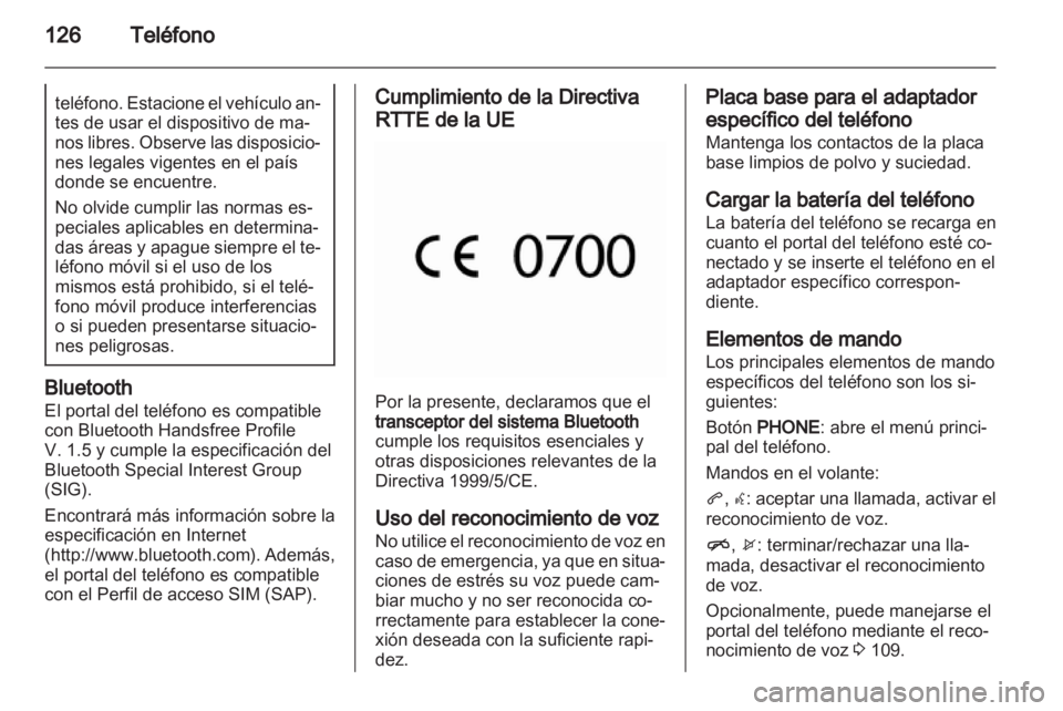 OPEL MERIVA 2012.5  Manual de infoentretenimiento (in Spanish) 