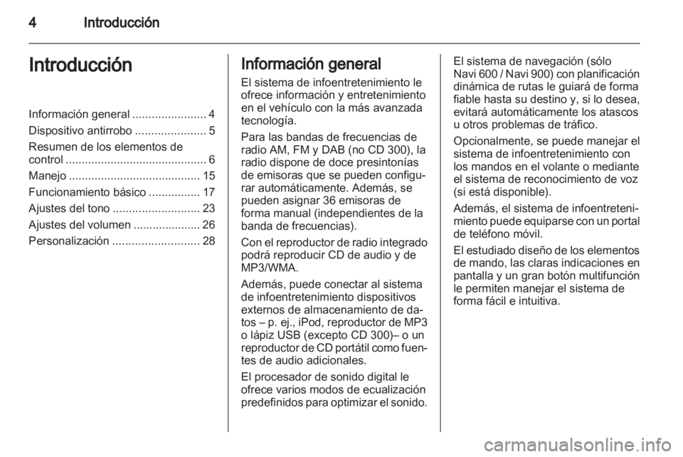 OPEL MERIVA 2012.5  Manual de infoentretenimiento (in Spanish) 