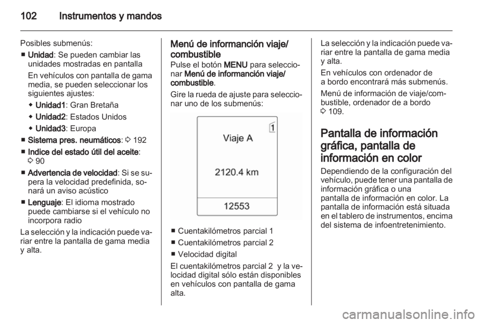 OPEL MERIVA 2012.5 Manual de Instrucciones (in Spanish) OPEL MERIVA 2012.5 Manual de Instrucciones (in Spanish)