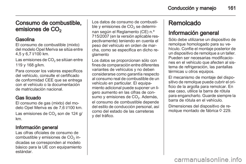 OPEL MERIVA 2012.5 Manual de Instrucciones (in Spanish) OPEL MERIVA 2012.5 Manual de Instrucciones (in Spanish)