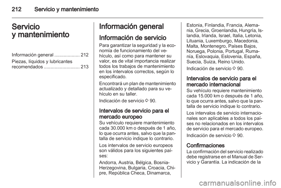 OPEL MERIVA 2012.5 Manual de Instrucciones (in Spanish) OPEL MERIVA 2012.5 Manual de Instrucciones (in Spanish)