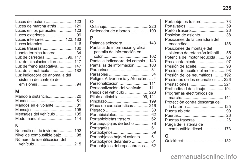 OPEL MERIVA 2012.5 Manual de Instrucciones (in Spanish) OPEL MERIVA 2012.5 Manual de Instrucciones (in Spanish)