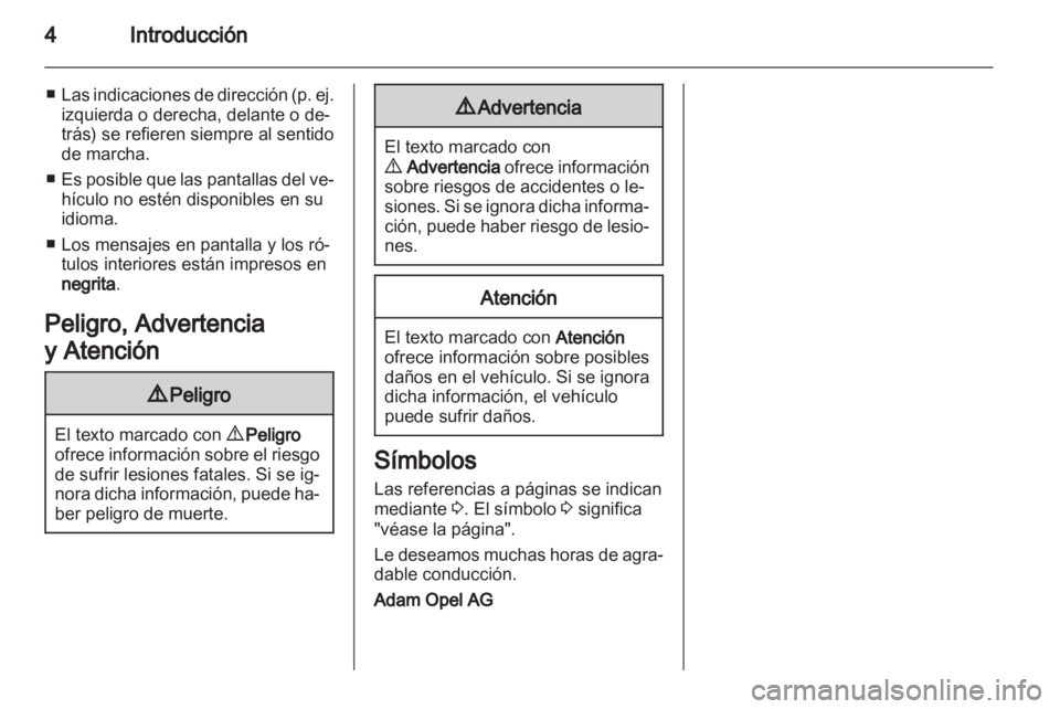 OPEL MERIVA 2012.5 Manual de Instrucciones (in Spanish) OPEL MERIVA 2012.5 Manual de Instrucciones (in Spanish)