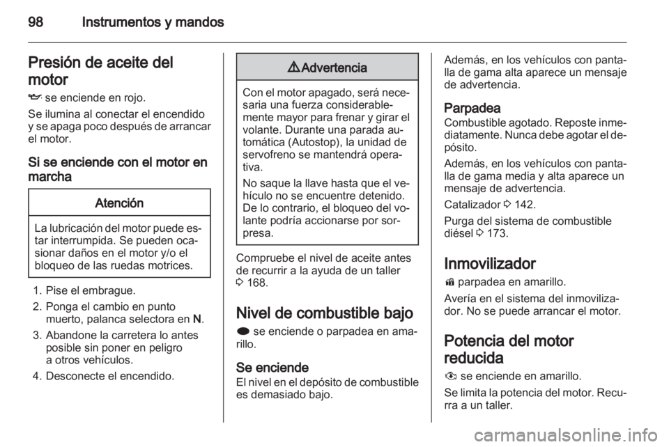 OPEL MERIVA 2012.5 Manual de Instrucciones (in Spanish) OPEL MERIVA 2012.5 Manual de Instrucciones (in Spanish)